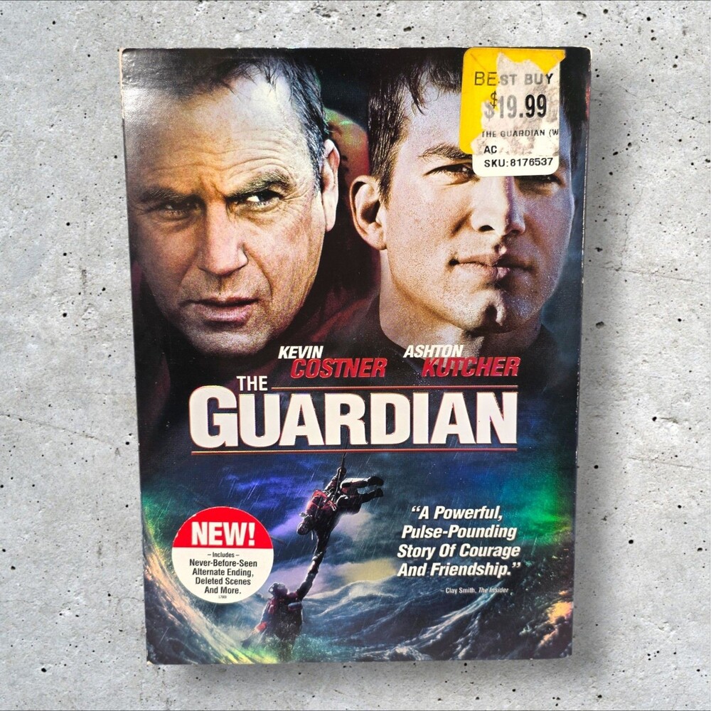 The Guardian DVD Kevin Costner Ashton Kutcher Slipcover 2006 Drama